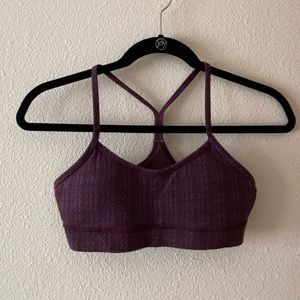 Lululemon Padded Mesh Racerback Sports Bra